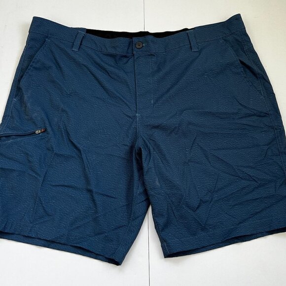 Hawke & Co Lightweight Free Flex Waistband Stretch Golf Short Blue Size 42 W - Picture 1 of 10